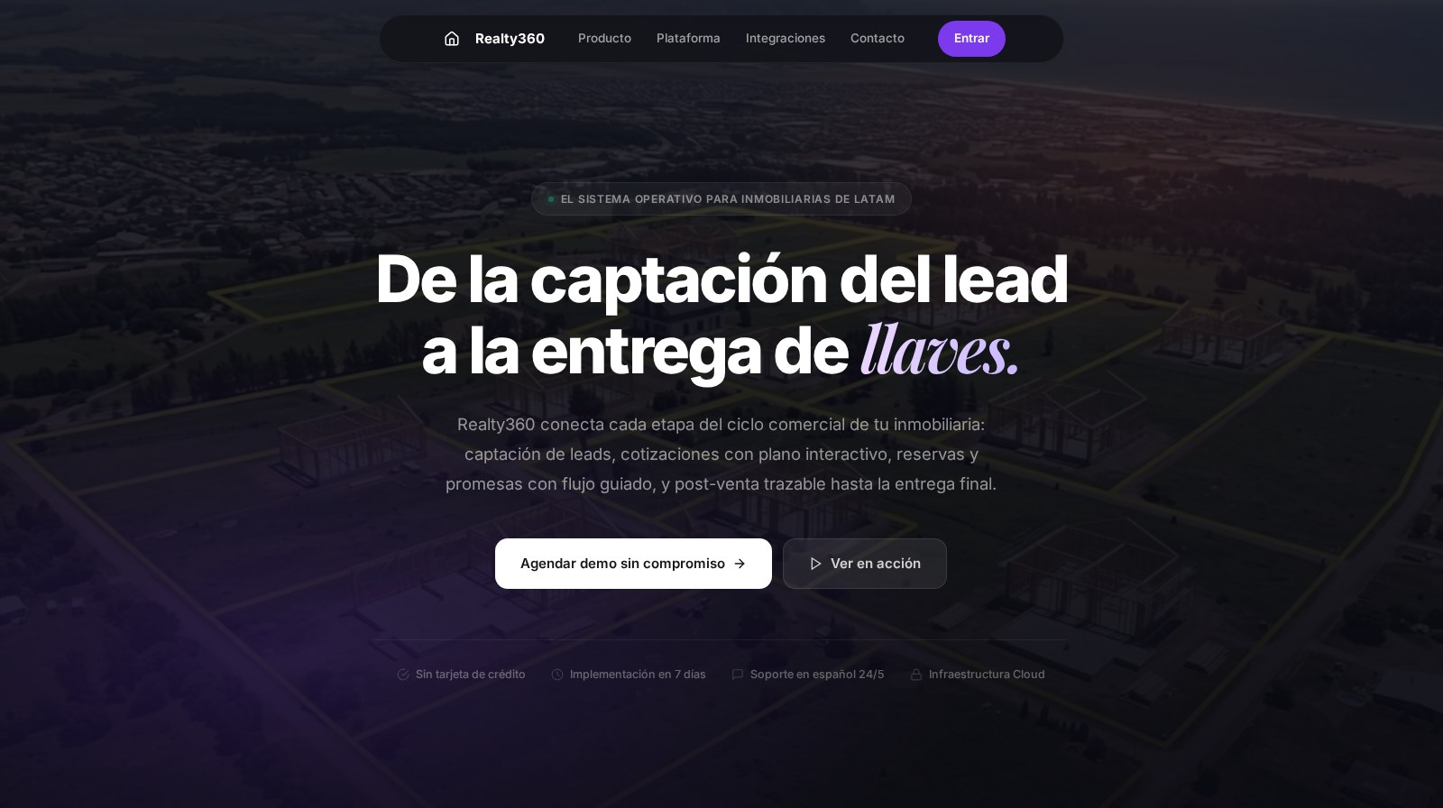Realty360, plataforma CRM inmobiliaria del ecosistema SCI360 de GAMA Consulting